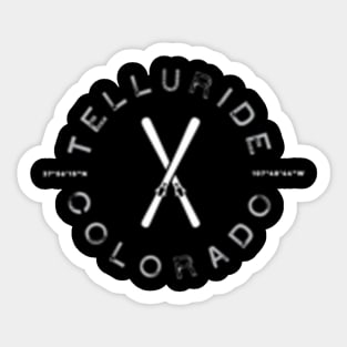 Telluride Colorado Ski T Sticker